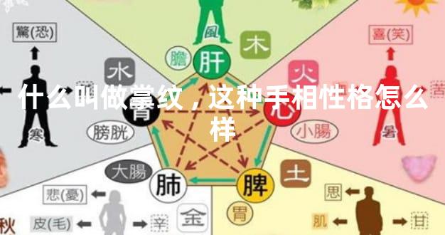 什么叫做掌纹,这种手相性格怎么样